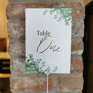 TABLE SIGNS