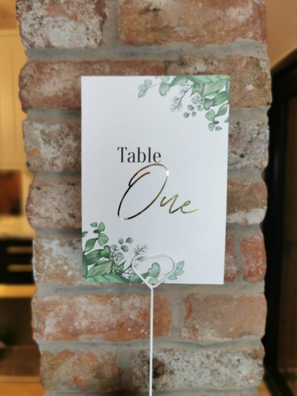 Table Sign