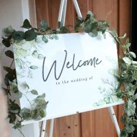 The Wedding Welcome Sign