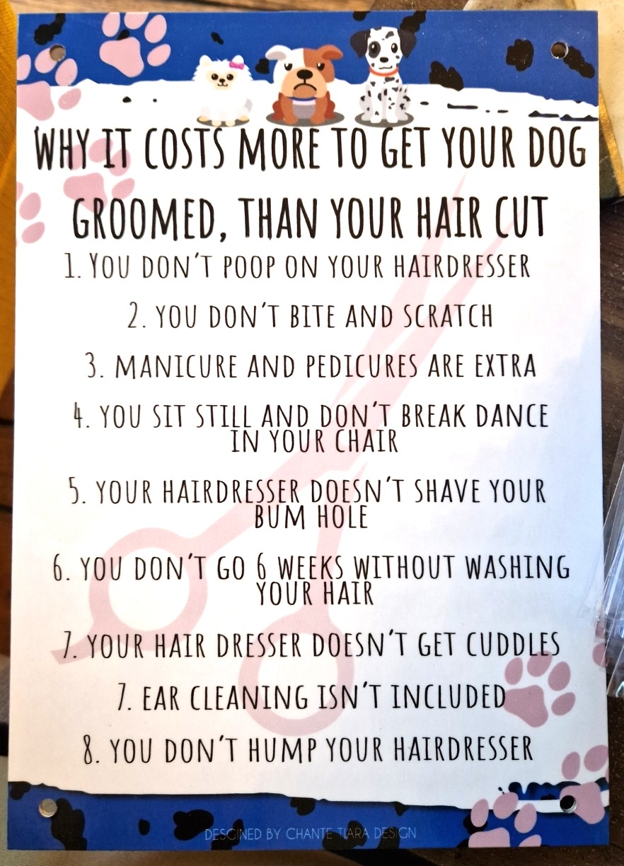 GROOMING RULES SIGN