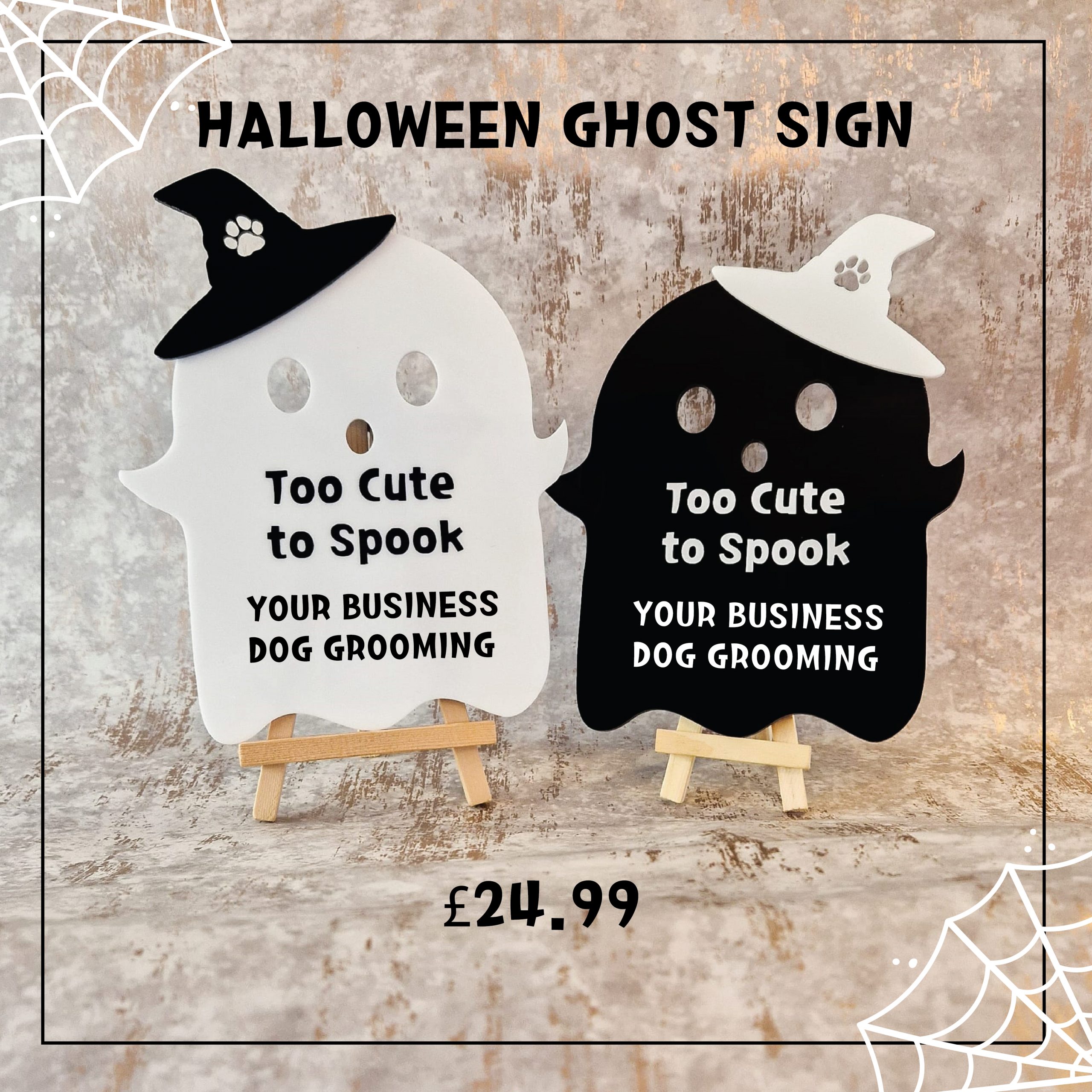 Halloween Ghost sign