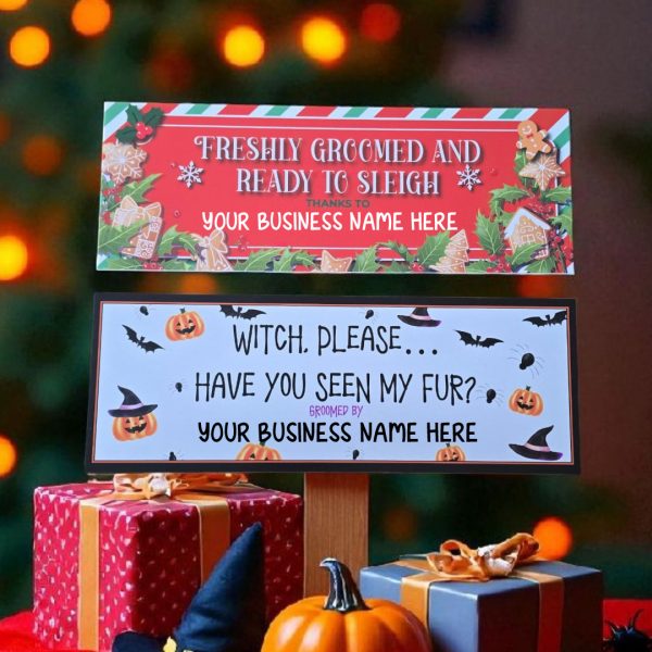 HALLOWEEN & CHRISTMAS SIGN