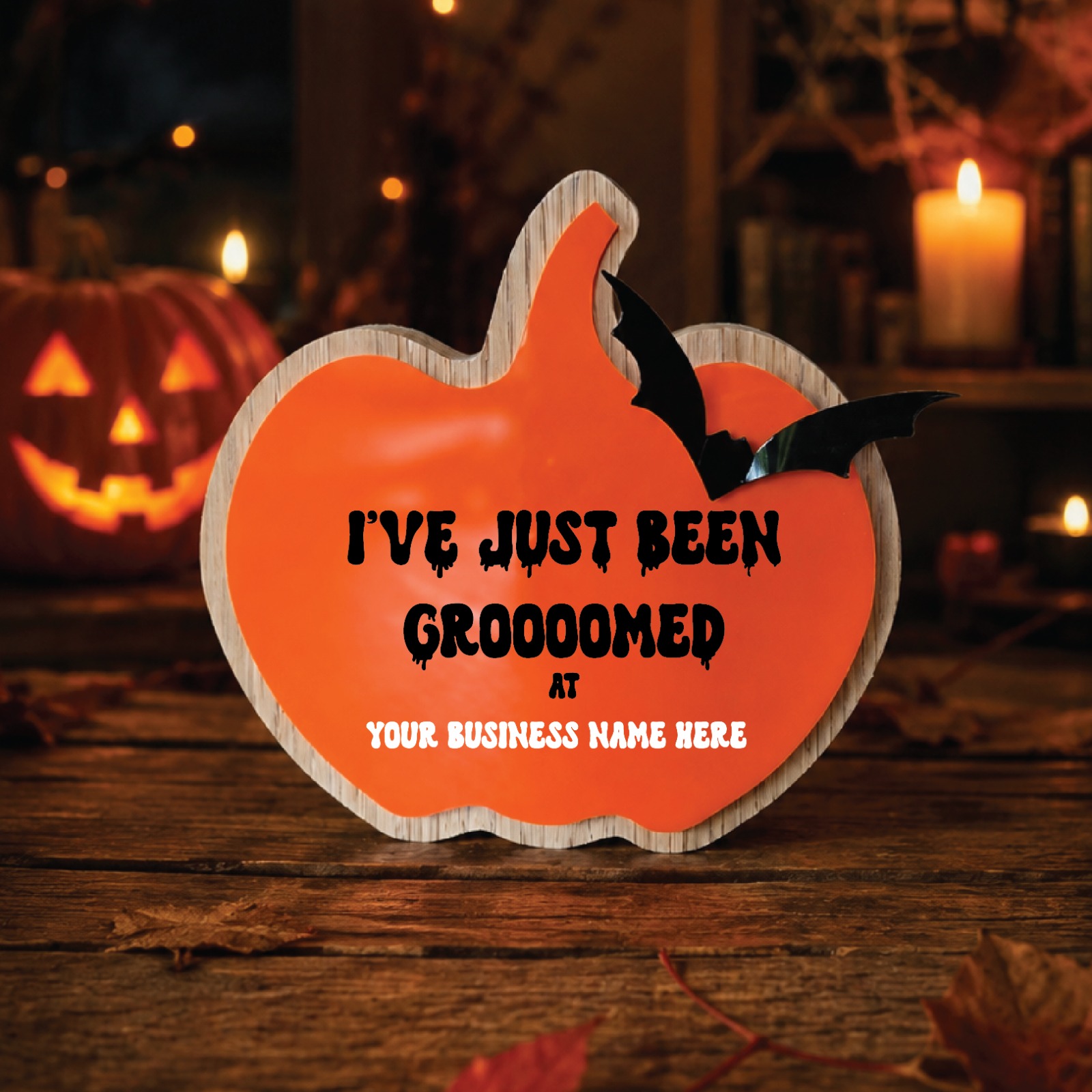 Halloween Pumpkin Sign