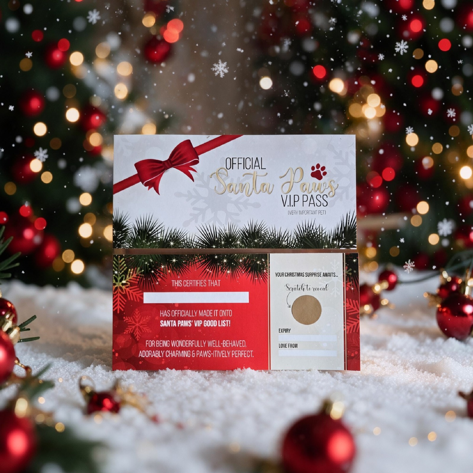 Santa’s Little Scratch Off
