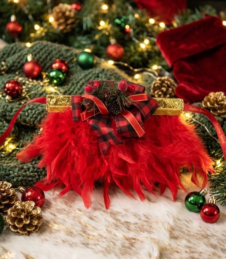 Christmas Feather Frills