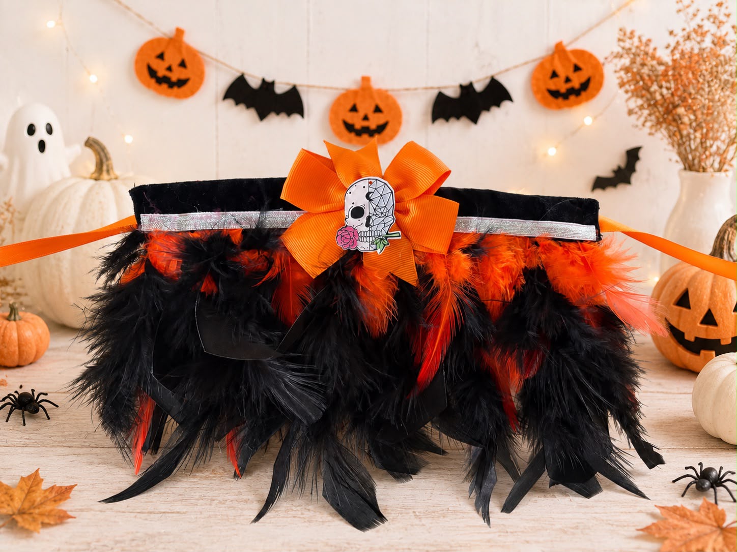 Halloween Feather Frills
